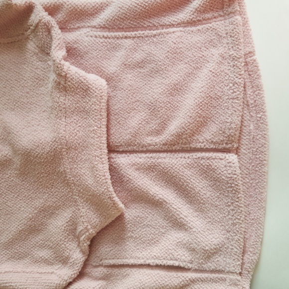 Pale Pink Full Zip Fleece Jacket 4 Pockets Size Medium - Picture 8 of 9